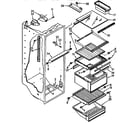 Kenmore 1069532410 refrigerator liner parts diagram