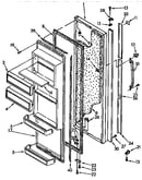 Refrigerator door parts