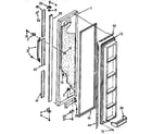 Kenmore 1069532410 freezer door parts diagram