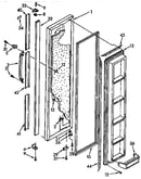 Freezer door parts