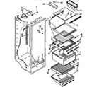 Kenmore 1069530482 refrigerator liner parts diagram