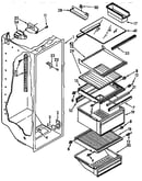 Refrigerator liner parts
