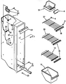 Freezer liner parts