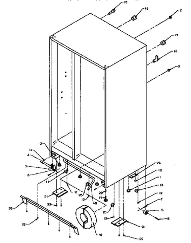 Cabinet hardware parts