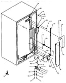 Rear cabinet water supply