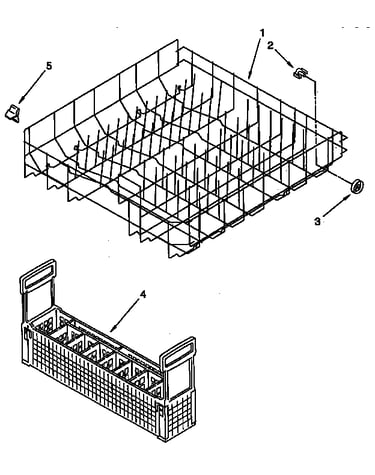 Lower rack parts