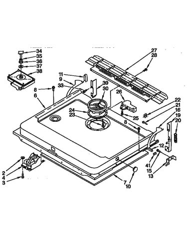 Door and latch parts