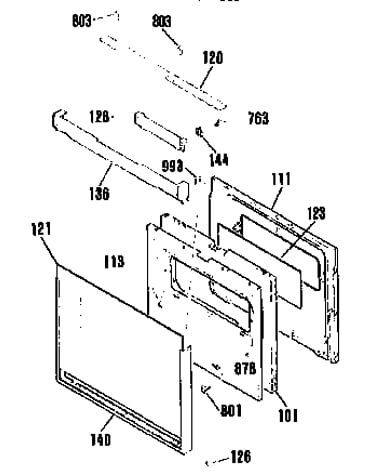 Lower door section