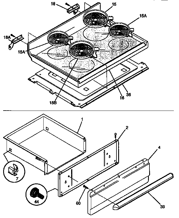Top/drawer