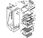 Kenmore 1069430412 refrigerator liner parts diagram