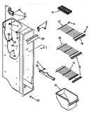 Freezer liner parts
