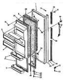 Refrigerator door parts