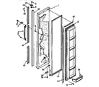Kenmore 1069430412 freezer door parts diagram