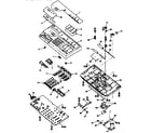 Panasonic KX-F160 operation panel section diagram
