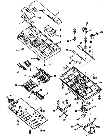 Operation panel section