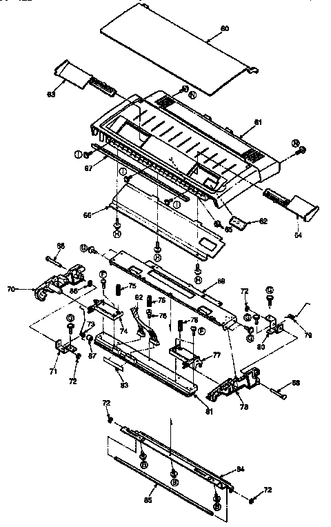 Thermal head section