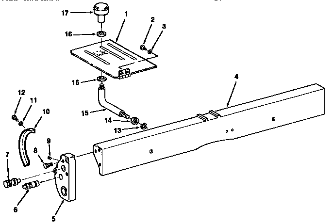 REPAIR PARTS - JOINTER-PLANER