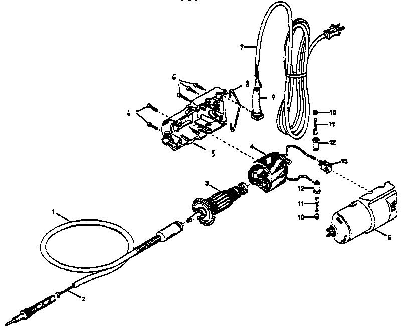 HEAVY-DUTY FLEXSHAFT TOOL