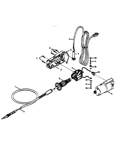Heavy-duty flexshaft tool