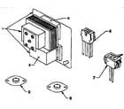 Goodman GDE080-4 electrical & hardware diagram