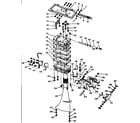 Craftsman 21759900 column & muffler assembly diagram