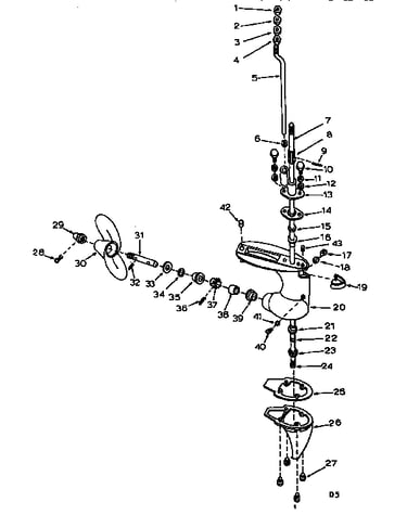 Lower unit assembly
