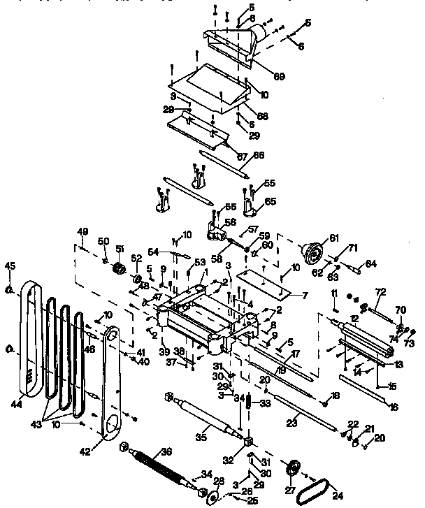 Roller case assembly