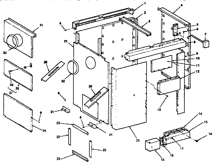 Exterior body assembly