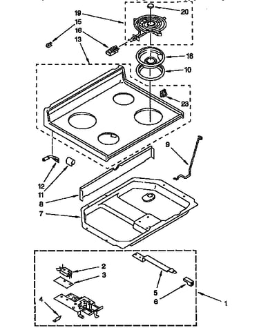 Cooktop parts