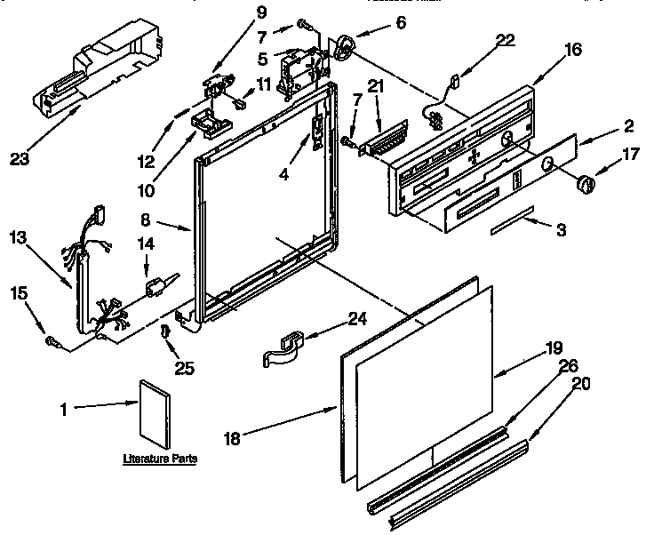 Frane and console parts