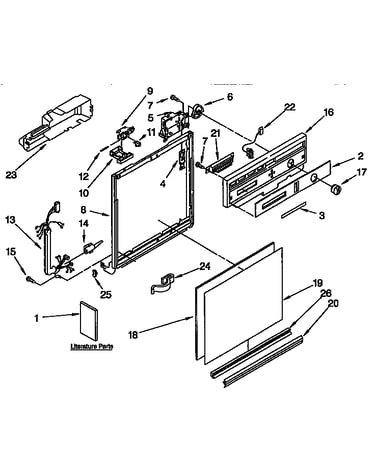 Frane and console parts