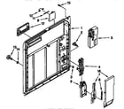 Kenmore 6651674190 inner door parts diagram