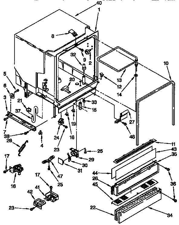 TUB ASSEMBLY PARTS