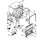 Kenmore 6651674190 tub assembly parts diagram