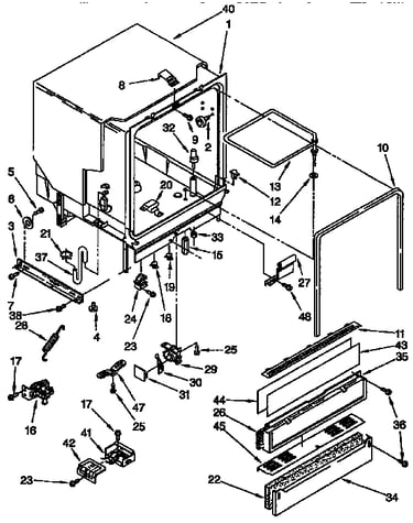 Tub assembly parts