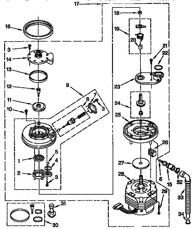 Pump and motor parts