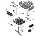 Kenmore 6651674190 dishrack parts diagram