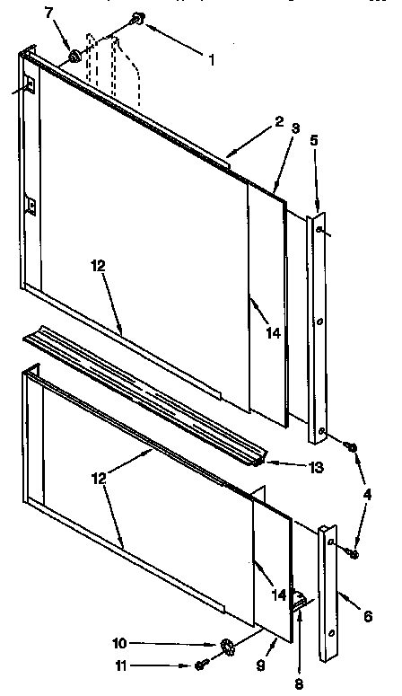 Door and panel parts