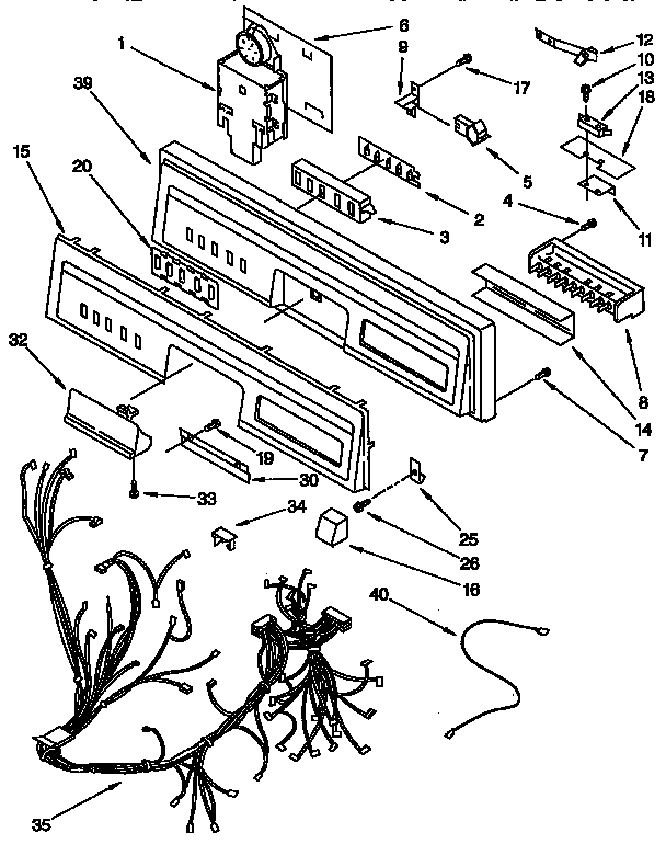 CONTROL PANEL PARTS