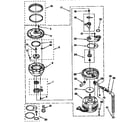 KitchenAid KUDA23HYAL0 pump and motor parts diagram