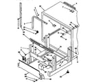 KitchenAid KUDA23HYAL0 frame and tank parts diagram