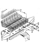 Upper rack and track parts