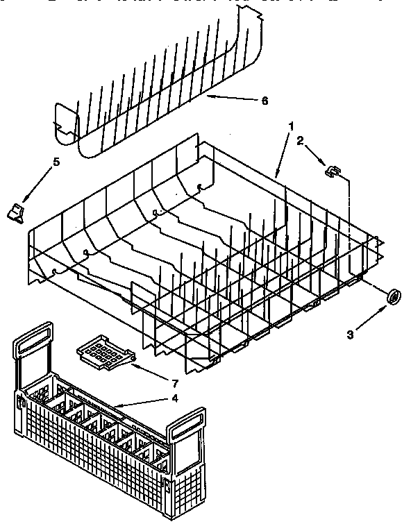 LOWER RACK PARTS