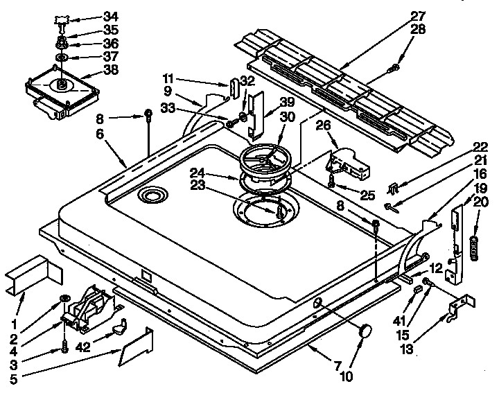 Door and latch parts