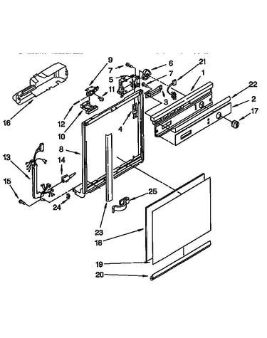 Frame and console parts