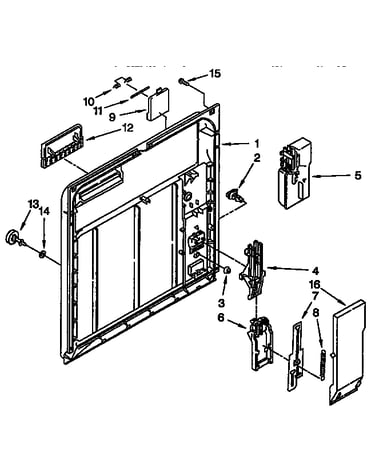 Inner door parts