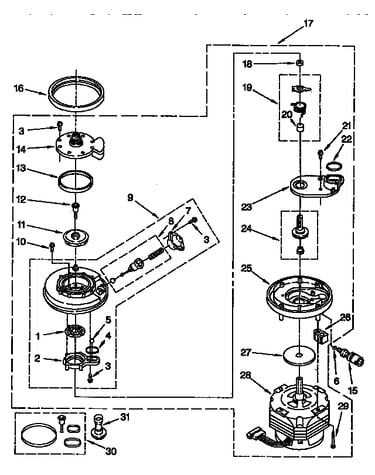 Pump and motor parts