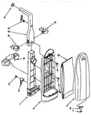 Bag housing and handle parts