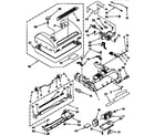 Kenmore 1163381290 nozzle and motor parts diagram