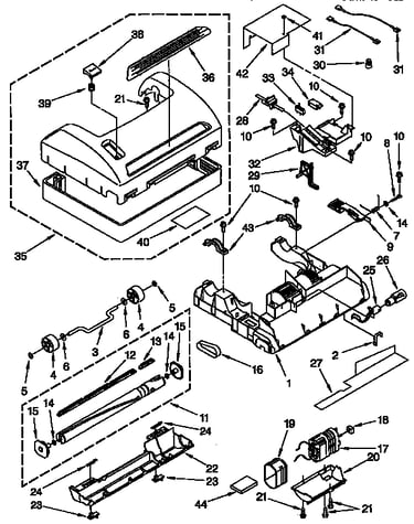 Nozzle and motor parts